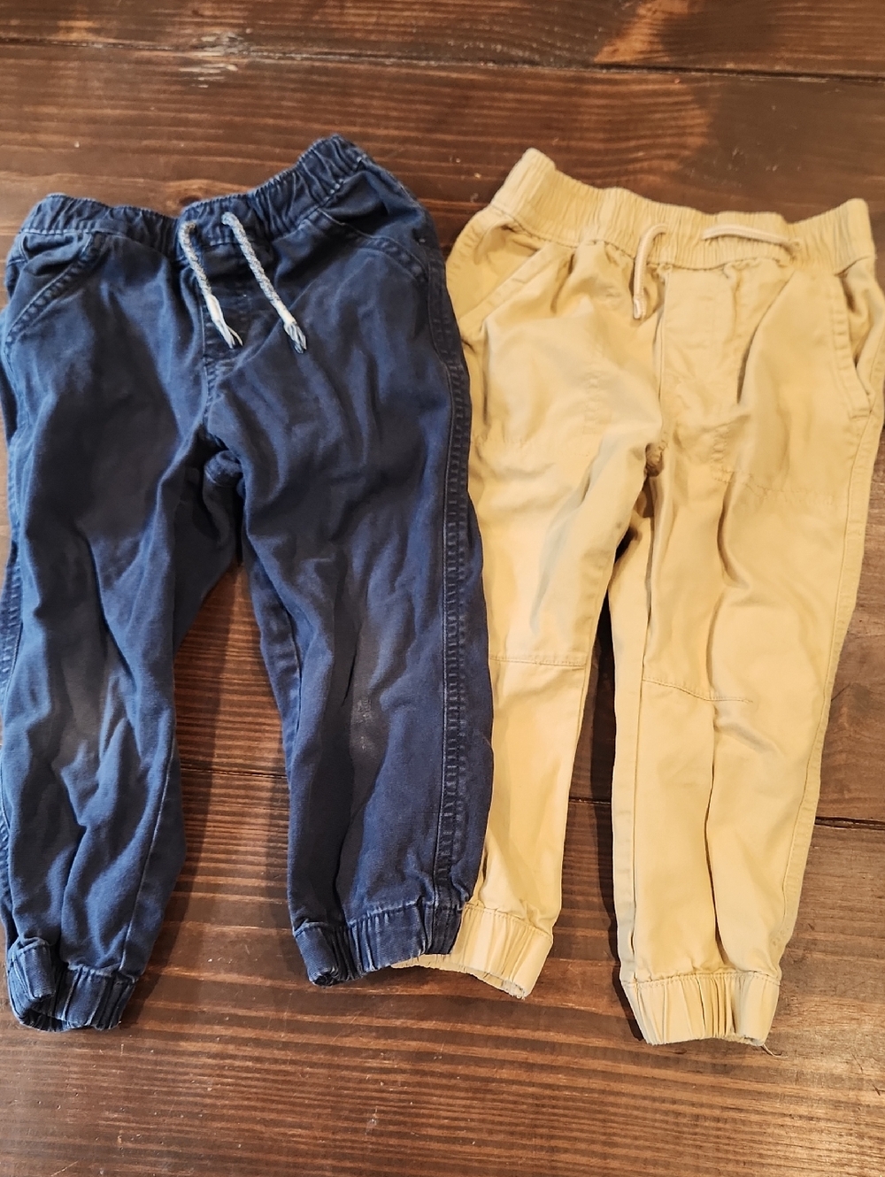 jumping beans Navy and Khaki Elastic-Waist Jogger Pants
